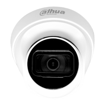 CAMARA DAHUA IP DOMO SEMIMETALICO DE 4MP CON AUDIO / 20FPS / LENTE 2.8MM / FOV 101° / WDR / 120DB / IR 30M / H.265+ Y H.264+ / POE Y PROTECCION IP67