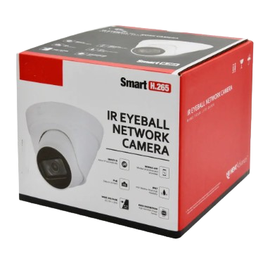 CAMARA DAHUA IP DOMO SEMIMETALICO DE 4MP CON AUDIO / 20FPS / LENTE 2.8MM / FOV 101° / WDR / 120DB / IR 30M / H.265+ Y H.264+ / POE Y PROTECCION IP67