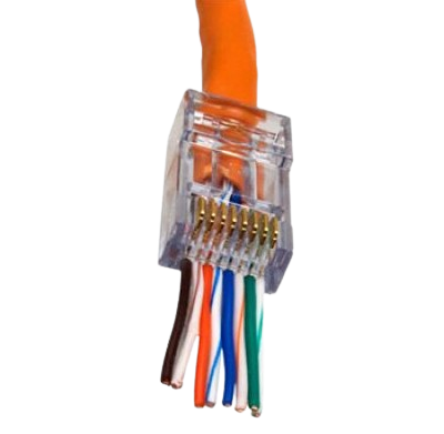 CONECTORES EZ/ RJ45 CAT 6 - 100 PIEZAS