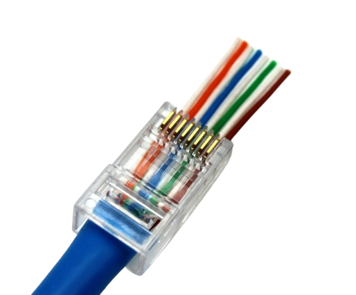 CONECTORES EZ/ RJ45 CAT 6 - 100 PIEZAS