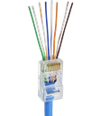 CONECTORES EZ/ RJ45 CAT 6 - 100 PIEZAS