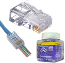 CONECTORES EZ/ RJ45 CAT 6 - 100 PIEZAS