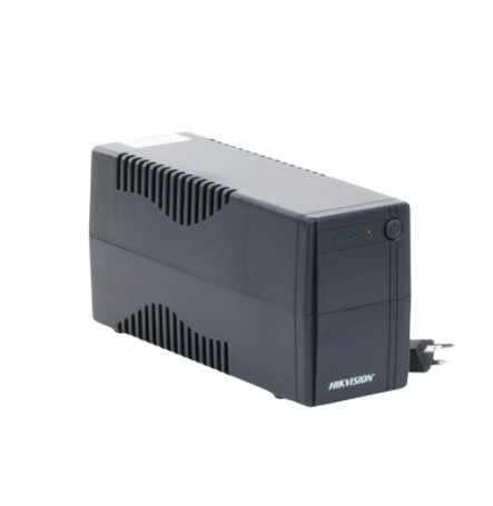 UPS DE 600VA HIKVISION/ 360W/ PROTECCION CONTRA SOBRE CARGA Y DESCARGA/ ENTRADA Y SALIDA 120 VCA/6TOMAS NEMA 5-15R(4 CON RESPALDO Y 2 SIN RESPALDO)