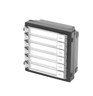 MODULO DE BOTONES PARA VIDEO PORTERO MODULAR / LLAMADA DE UN SOLO TOQUE/ SOPORTA HASTA 6 MONITORES PRINCIPALES