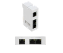 EXTENSOR POE & POE PLUS PASIVO / 2 PUERTOS / CONEXIÓN EN CASCADA HASTA 300 MTS / 2 PUERTOS FAST ETHERNET