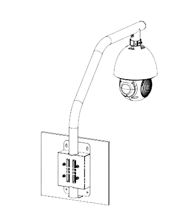 SOPORTE PARA MONTAJE EN PARAPETO/ GIRATORIO/ DISEÑO ESTETICO/COMPATIBLE CON CAMARAS PTZ DAHUA DE LAS SERIES SD59/ SD50/ SD40