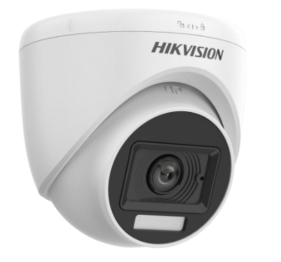 CAMARA DOMO HIKVISION 2MP/ LENTE 2.8MM/ LUZ DUAL 20 METROS IR + 20 METROS LUZ BLANCA) / MICRÓFONO INTEGRADO/ IP67