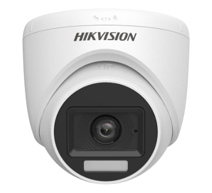 CAMARA DOMO HIKVISION 2MP/ LENTE 2.8MM/ LUZ DUAL 20 METROS IR + 20 METROS LUZ BLANCA) / MICRÓFONO INTEGRADO/ IP67