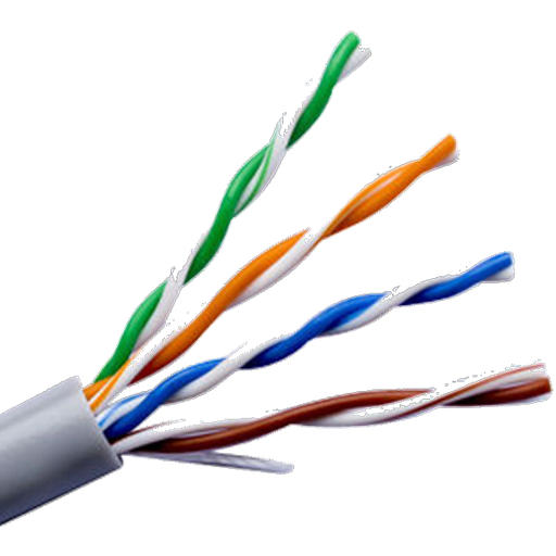 CABLE 100% COBRE CAT 5E COLOR BLANCO POR PIES