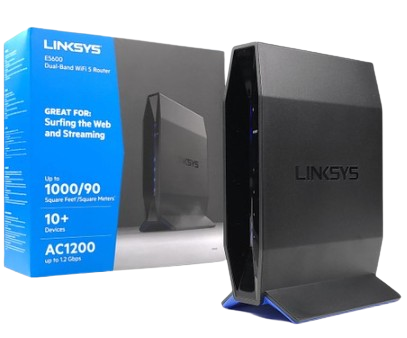 ROUTER O ENRUTADOR WIFI LINKSYS E5600 WIRELESS DUAL BAND AC1200 WIFI 5 DE DOBLE BANDA.