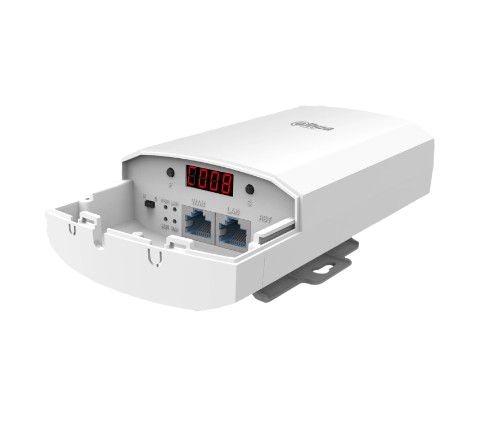 ANTENA INALÁMBRICA PARA ASCENSORES O PUNTO A PUNTO DAHUA. FUENTE DE ALIMENTACION POE PASIVA. INCLUYE TX & RX. HASTA 1KM. DISTANCIA.