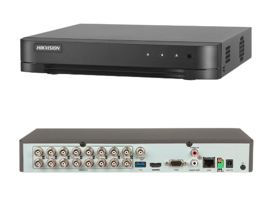 DVR HIKVISION ACUSENSE 16 CANALES 4MP + 2 CANALES IP, 2 SATA, REDUCCIÓN DE FALSAS ALARMAS, PROTECCIÓN PERIMETRAL (LA ENTRADA DE SEÑAL DE 4 MP SOLO ESTÁ DISPONIBLE PARA EL CANAL 1/2/3/4/).