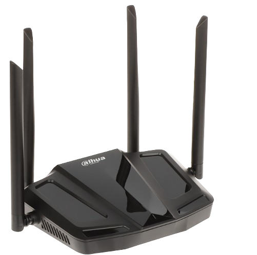 ROUTER INALAMBRICO DAHUA DOBLE BANCA AC1200/300 MBPS A 2.4GHZ/ 867 MBPS A 5 GHZ/ MU-MIMO/ CONTROL PARENTAL/ WIFI PARA INVITADOS / 3X PUERTOS LAM GIGABIT/ 1 PUERTO WAN GIGABIT/ ENCRIPTACIÓN WPA/ WPA2