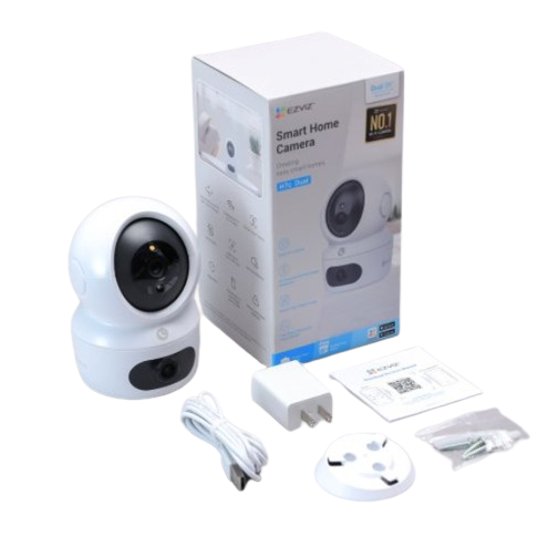 CÁMARA MINI PT. WIFI DOBLE LENTE CON ROTACIÓN HORIZONTAL Y VERTICAL. RESOLUCIÓN (2K) 4MP. EZVIZ. AUDIO BIDIRECCIONAL CON DETECCIÓN HUMANA VISIÓN A COLORES / USO INTERIOR #EZVIZ #Panamá