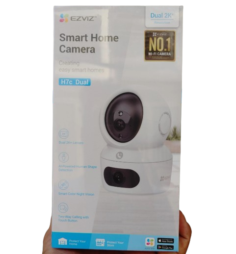 CÁMARA MINI PT. WIFI DOBLE LENTE CON ROTACIÓN HORIZONTAL Y VERTICAL. RESOLUCIÓN (2K) 4MP. EZVIZ. AUDIO BIDIRECCIONAL CON DETECCIÓN HUMANA VISIÓN A COLORES / USO INTERIOR #EZVIZ #Panamá