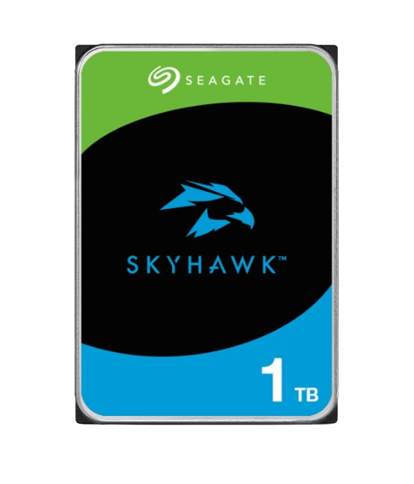 DISCO DURO DE 1TB SERIE SKYHAWK 3.5" / SATA III / 6GBIT/S / 6400 RPM 256 MB CACHÉ DISCO SEAGATE. SKYHAWK ESTÁ OPTIMIZADO PARA CARGAS DE TRABAJO EN ESPECIALMENTE PARA VIGILANCIA #SEAGATE #VIGILANCIA