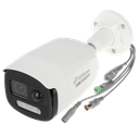 BALA TURBOHD 2 MP (1080P) / COLOR 24/7 / LENTE 2.8 MM / LUZ BLANCA 40 MTS / EXTERIOR IP67 / WDR 130 DB / SENSOR PIR / SIRENA Y SALIDA DE AUDIO INTEGRADA / ESTRO