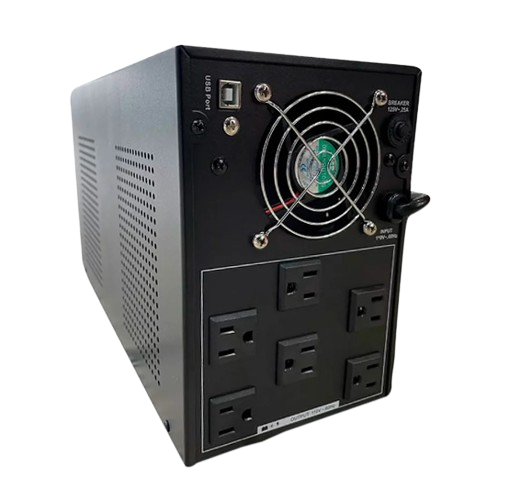 UPS DE 2000VA / 2KVA / 1200Wts. HIKVISION. PANTALLA LCD PROTECCIÓN DE SOBRECARGAS Y SOBRETENSIONES / ENTRADA USB. #Hikvision #Lonuevo #Ups #Protección