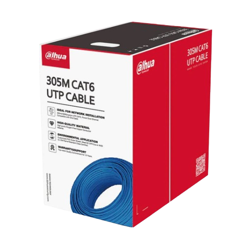 CABLE UTP CAT 6 305 METROS  100% COBRE COLOR AZUL