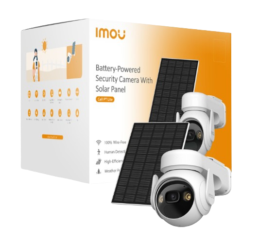 CÁMARA WIFI EN KIT IMOU CELL PT + PANEL SOLAR. 3MP. AUDIO BIDIRECCIONAL CON TARJETA SD. #IMOU #CámaraDeSeguridad #IPCamera #ProtecciónHogar