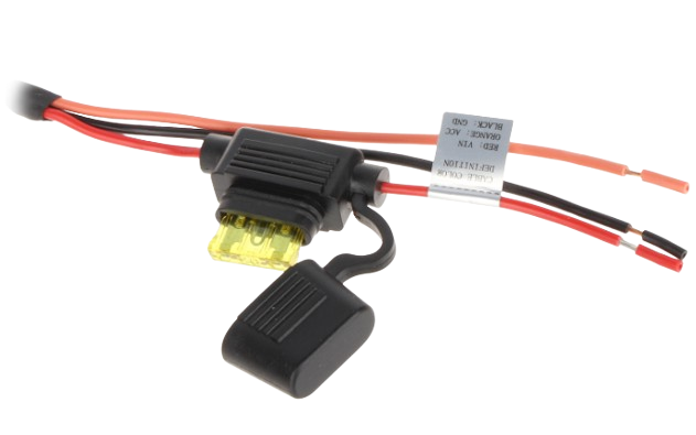 CABLE DE ALIMENTACIÓN PARA DVR MOVIL Y DASHCAM DAHUA/ PARA INSTALACION RAPIDA CON CONECTOR MÓVIL / FUSIBLE INCORPORADO