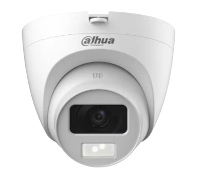 CAMARA DOMO DE 2 MEGAPIXELES/ ILUMINACIÓN DUAL INTELIGENTE + FULLCOLOR/ LENTE DE 2.8 MM/ 102 GRADOS DE APERTURA/ 20 METROS DE IR Y LUZ VISIBLE/ MICROFONO INTEGRADO/ IP67/ SOPORTA: CVI/CVBS/AHD/TVI