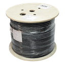 CABLE CAT 6 100% EXTERIOR COLOR NEGRO