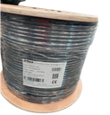 CABLE CAT 6 100% EXTERIOR COLOR NEGRO