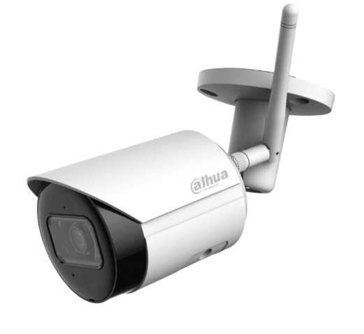 CÁMARA IP BULLET WIFI DE 4MP. DAHUA. LENTE DE 2.8mm. 90° DE APERTURA / H.265+/ IR DE 30 Mts. MICRÓFONO INTEGRADO / RANURA PARA MICROSD / METÁLICA / IP67/ DWDR / VIDEO ANALÍTICOS CON SMD #Dahua #Wifi #Tecnología