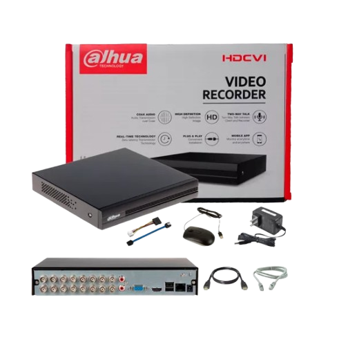 DVR DE 16 CANALES DE 5MP. LITE WIZSENSE DAHUA. COOPER-I H.265+ 16 CANALES HDCVI +8 IP. HASTA 24 CANALES IP. SMD PLUS. 1 SATA DE HASTA 16 TB. SOPORTA CVI/AHD/TVI/ CVBS E IP. FUNCIONES POS