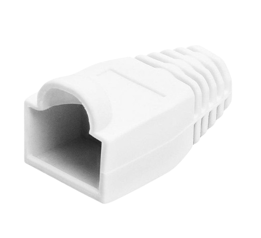 BOTAS COLOR BLANCA PARA CONECTORES RJ45