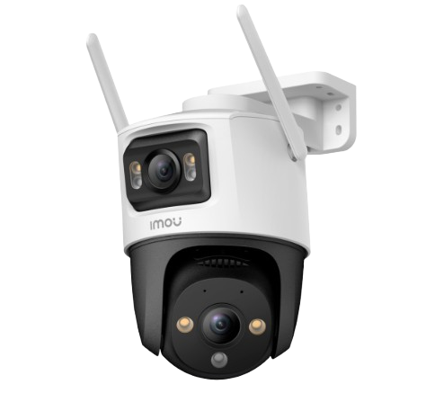 CAMARA IP PT DUAL WIFI FULL COLOR DE 10MP/ LENTE FIJO DE 5MP + LENTE PT 5MP /30 METROS DE ILUMINACION NOCTURNA/ MICROFONO Y ALTAVOZ INTEGRADOS/ AUDIO BIDIRECCIONAL/IMOU SENSE