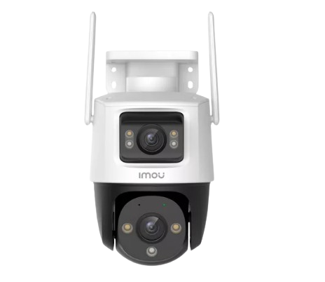 CAMARA IP PT DUAL WIFI FULL COLOR DE 10MP/ LENTE FIJO DE 5MP + LENTE PT 5MP /30 METROS DE ILUMINACION NOCTURNA/ MICROFONO Y ALTAVOZ INTEGRADOS/ AUDIO BIDIRECCIONAL/IMOU SENSE