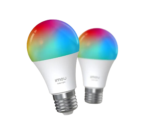 BOMBILLA INTELIGENTE MULTICOLOR IMOU CON APLICACIÓN DE CONTROL REMOTO RGBCW WIFI QUE CAMBIA DE COLOR, BOMBILLAS LED DE VARIAS ESCENAS, COMPATIBLE CON HORARIOS DE ALEXA, 15000H, ULTRA LARGA, PAQUETE. #Imou #Colores #Wifi