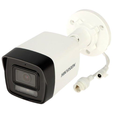 CAMARA BULLET IP DE 6MP / LENTE 2.8MM/ DUAL LIGHT 30 METROS IR + 20 METROS LUZ BLANCA / MICROFONO INTEGRADO/ ACUSENSE LITE/ EXTERIOR IP67/POE/ NVIF/ MICRO SD