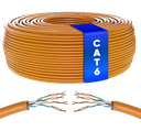 CABLE CAT 6 UTP COLOR NARANJA 100 METROS