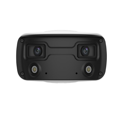 Cámara de red tipo bala fija ColorHunter OmniView de 4 MP con luz cálida