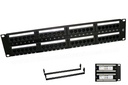 PATCH PANEL DE 48 PUERTOS / CAT 5 . 2U