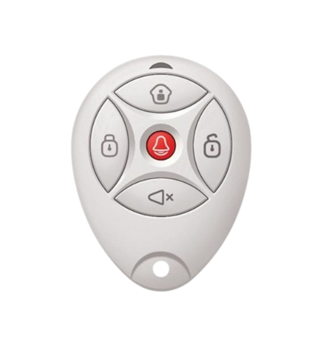 CONTROL REMOTO TIPO LLAVERO CON 5 BOTONES Y LED INDICADOR