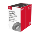 CABLE UTP CAT6. COLOR GRIS CCA (1000 FT) / 305 METROS / COMPATIBLE POE. #DahuaTechnology #CableUTPCAT6 #SolucionesDeRed #InfraestructuraTI #ConectividadSegura