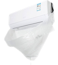 BOLSA PLÁSTICA TRANSPARENTE PARA MANTENIMIENTOS DE AIRES ACONDICIONADOS TIPO SPLIT DE 12,000 HASTA 24,000 BTU.  #BolsaMantenimientoAA #MantenimientoSplit #LimpiezaProfesional #SolucionesAireAcondicionado #HerramientasClimatización