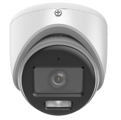 CÁMARA ANÁLOGA COLORVU TURRET TURBO HD (3K) (5MP.) HIKVISION MICRÓFONO INTEGRADO LENTE 2.8 MM / IMAGEN A COLOR 24/7.  20 MTS LUZ BLANCA /EXTERIOR IP67 / DWDR / 4 TECNOLOGÍAS.  #CámaraColorVu#Seguridad3K#Vigilancia24Horas#TecnologíaHIKVISION	#InnovaciónEnSeguridad