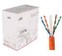 1 UNIVIEW CAB-LC3100A-IN - CABLE UTP CAT6. 100% COBREF/ ORRO PVC COLOR NARANJA / 4 PARES CALIBRE 24 AWG / USO INTERIOR / ESPECIAL PARA INSTALACIONES SEGURIDAD DE CCTV VIDEO, DATOS, REDES & ETHERNET / CERTIFICACION UL / BOBINA 1000 PIES / 305 METROS. #UNIVIEW #CableCat6 #Redes #UTPCable #InfraestructuraTI #Conectividad #Tecnología #Networking