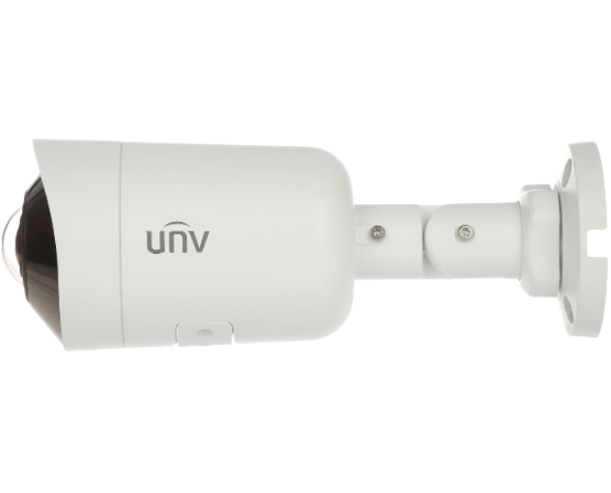 1 CÁMARA IP. TIPO BALA / 8MP. / LENTE FIJA IR 20M. INTELIGENTE HD / GRAN ANGULAR 180° / SOPORTA SD HASTA 512GB / SIP, UMD / WDR / SD / IP67. #UNIVIEW #CámaraIP #Seguridad4K #Vigilancia180Grados #TecnologíaInfrarroja #CámaraBullet #SeguridadInteligente