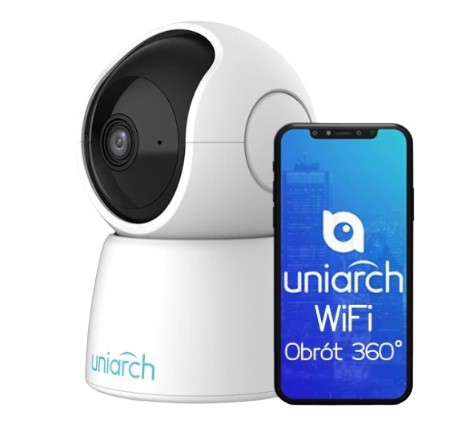 UNIARCH UN-UHO-S2E-M3 - CÁMARA IP. MINI PT WIFI DE 3MP. LENTE FIJO DE 4.0mm. MICRÓFONO Y ALTAVOZ INCORPORADO / HUMAN BODY DETECTION / AUTOTRACKING. #CámaraIP #SeguridadHogar #Videovigilancia #UNIARCH #CámaraWiFi #SeguridadInterior #TecnologíaDeSeguridad #MonitoreoRemoto