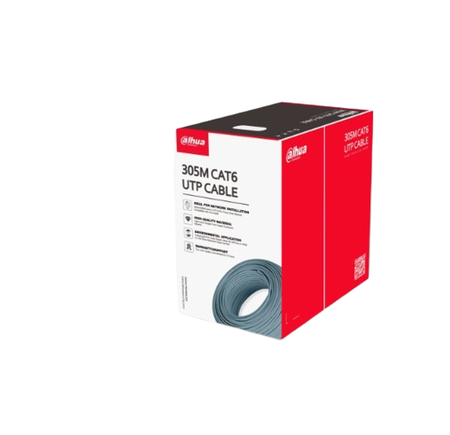 DAHUA DH-PFM920I-6UN-CN - BOBINA O CABLE DAHUA / UTP 100% COBRE / CAT. 6 / COLOR GRIS / INTERIOR / 305 METROS 1000 PIES / IDEAL PARA REDES & VIDEO. #Dahua #CableUTPCAT6 #Redes #PoE #CableadoEstructurado #AltaCalidad #Seguridad #Tecnología