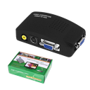 CONVIERTE SEÑALES DE VIDEO COMPUESTO (RCA) Y S-VIDEO EN SALIDA VGA PARA PROYECTORES, MONITORES O PANTALLAS. IDEAL PARA CONECTAR DISPOSITIVOS ANTIGUOS COMO REPRODUCTORES DE DVD, CONSOLAS RETRO O CÁMARAS DE SEGURIDAD A PANTALLAS MODERNAS. #VideoConverter #RCAtoVGA #SVideoToVGA #ConvertidorDeVideo #AdaptadorVGA #Monitores