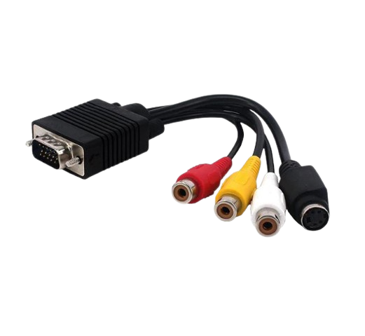 CONVIERTE SEÑALES DE VIDEO COMPUESTO (RCA) Y S-VIDEO EN SALIDA VGA PARA PROYECTORES, MONITORES O PANTALLAS. IDEAL PARA CONECTAR DISPOSITIVOS ANTIGUOS COMO REPRODUCTORES DE DVD, CONSOLAS RETRO O CÁMARAS DE SEGURIDAD A PANTALLAS MODERNAS. #VideoConverter #RCAtoVGA #SVideoToVGA #ConvertidorDeVideo #AdaptadorVGA #Monitores