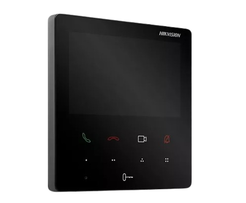 HIKVISION DS-KH6110-WE1  - MONITOR IP. DE INTERIOR CON PANTALLA TÁCTIL DE 4.3" Y ALIMENTACIÓN POE / CONTROL Y VISUALIZACIÓN REMOTA A TRAVÉS DE LA APP HIK-CONNECT / DISEÑO COMPACTO Y MODERNO / FUNCIONES PERSONALIZABLES CON 4 ICONOS PROGRAMABLES PARA UN USO MÁS PRÁCTICO. #HikvisionKH6110 #VideoporteroIP #SeguridadHikvision #EstacionInteriorIP