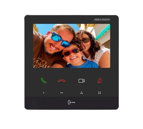 HIKVISION DS-KH6110-WE1  - MONITOR IP. DE INTERIOR CON PANTALLA TÁCTIL DE 4.3" Y ALIMENTACIÓN POE / CONTROL Y VISUALIZACIÓN REMOTA A TRAVÉS DE LA APP HIK-CONNECT / DISEÑO COMPACTO Y MODERNO / FUNCIONES PERSONALIZABLES CON 4 ICONOS PROGRAMABLES PARA UN USO MÁS PRÁCTICO. #HikvisionKH6110 #VideoporteroIP #SeguridadHikvision #EstacionInteriorIP